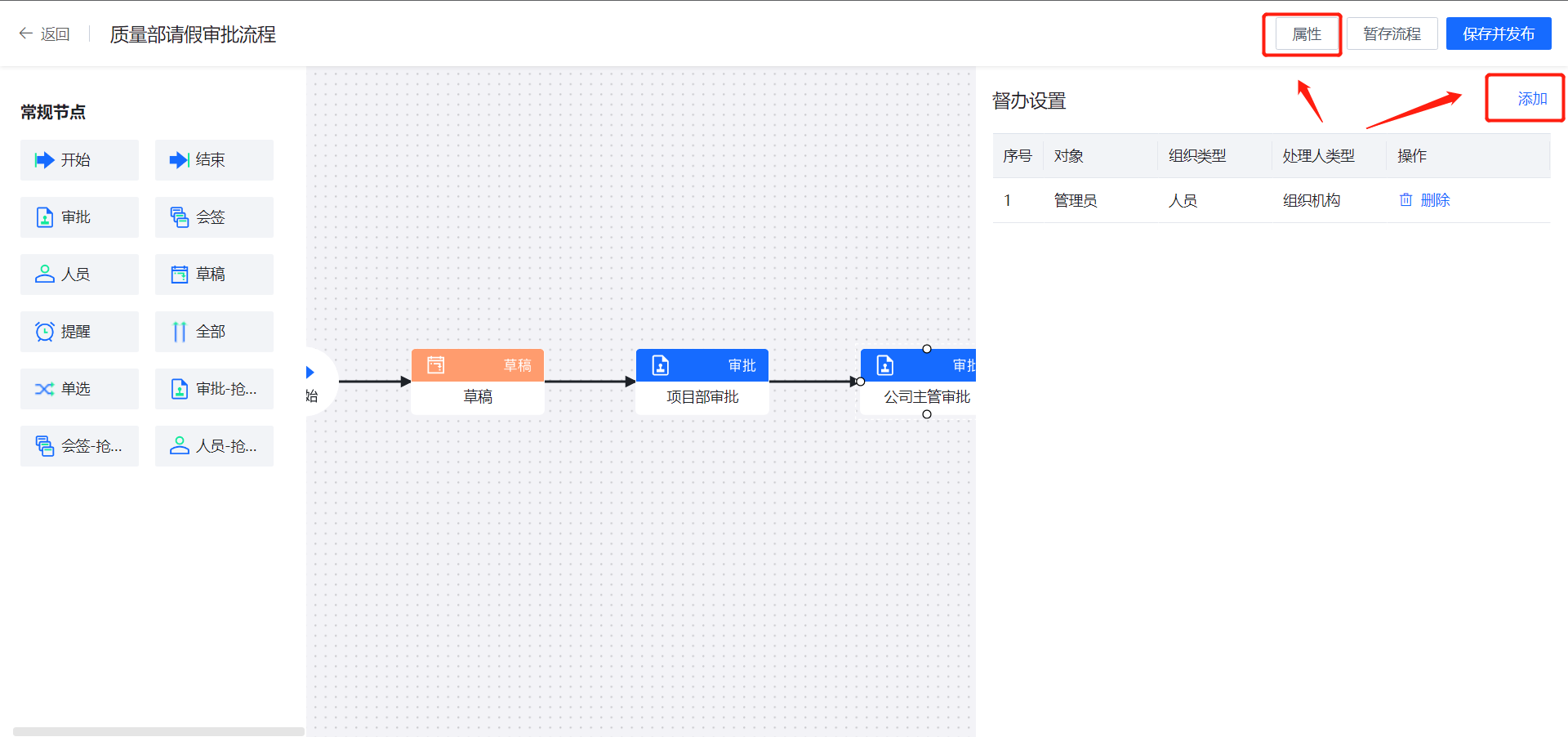 督办设置